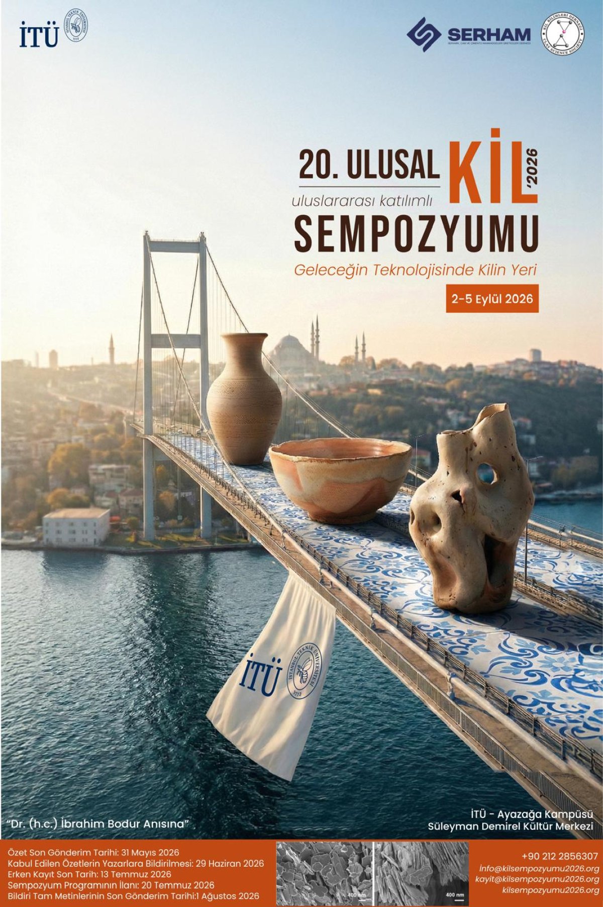 20.ULUSAL KİL SEMPOZYUMU (Uluslararası Katılımlı) Kil’2026