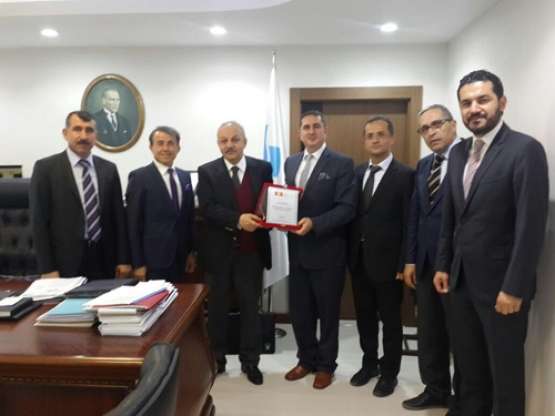 Çalışma ve Sosyal Güvenlik Müşteşarı Sayın Ahmet Erdem’e ziyaret