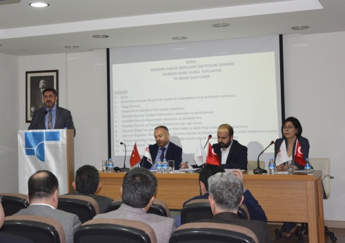 SERSA Seramik Sağlık Gereçleri Üreticileri Derneği Olağan Genel Kurul Toplantısı 05 Nisan 2019 tarihinde Ataşehir Federasyon binasında yapıldı