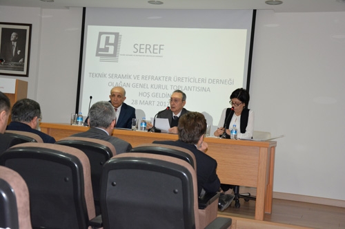SEREF Teknik Seramik ve Refrakter Üreticileri Derneği’nin Olağan Genel Kurul Toplantısı 28 Mart 2017 tarihinde Ataşehir Federasyon binasında gerçekleştirilmiştir.
