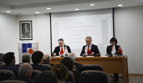 SERKAP Seramik Kaplama Malzemeleri Üreticileri Derneği Olağan Genel Kurul Toplantısı 19 Nisan 2019 tarihinde Ataşehir Federasyon binasında yapıldı
