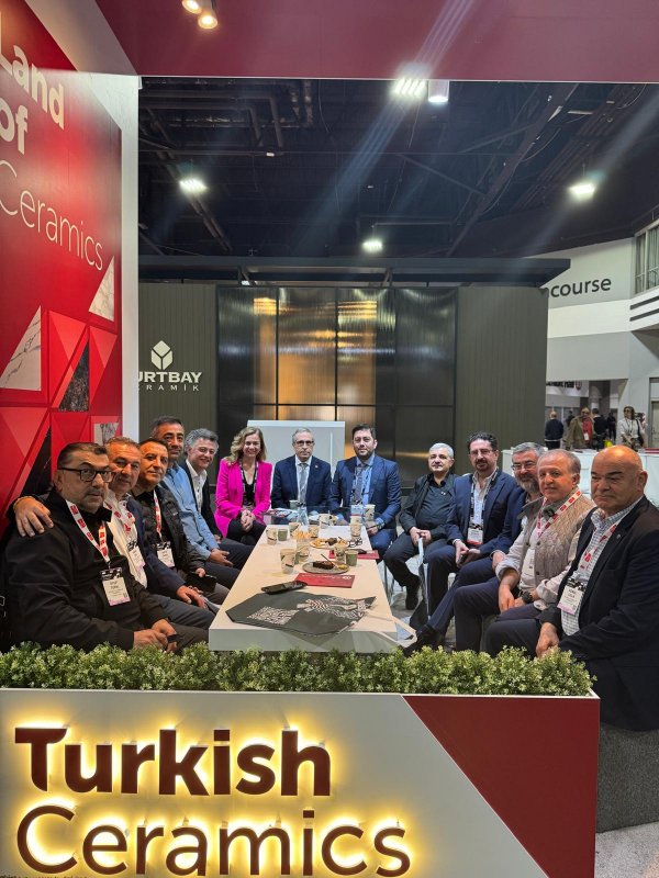 Coverings Fuarı'nda Türk Seramik Karo Üreticilerini Ziyaret